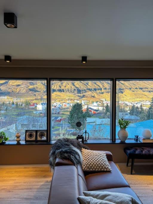 Seyðisfjörður Botnahlid Villa, Mountain And Town Views And Outdoor Sauna מראה חיצוני תמונה