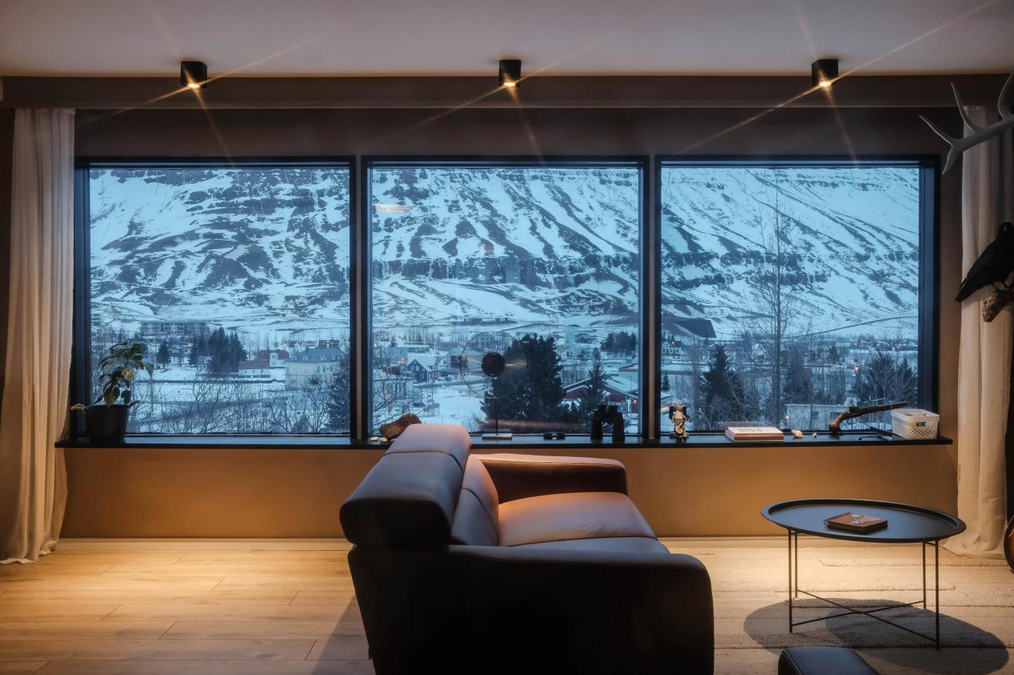 Seyðisfjörður Botnahlid Villa, Mountain And Town Views And Outdoor Sauna מראה חיצוני תמונה