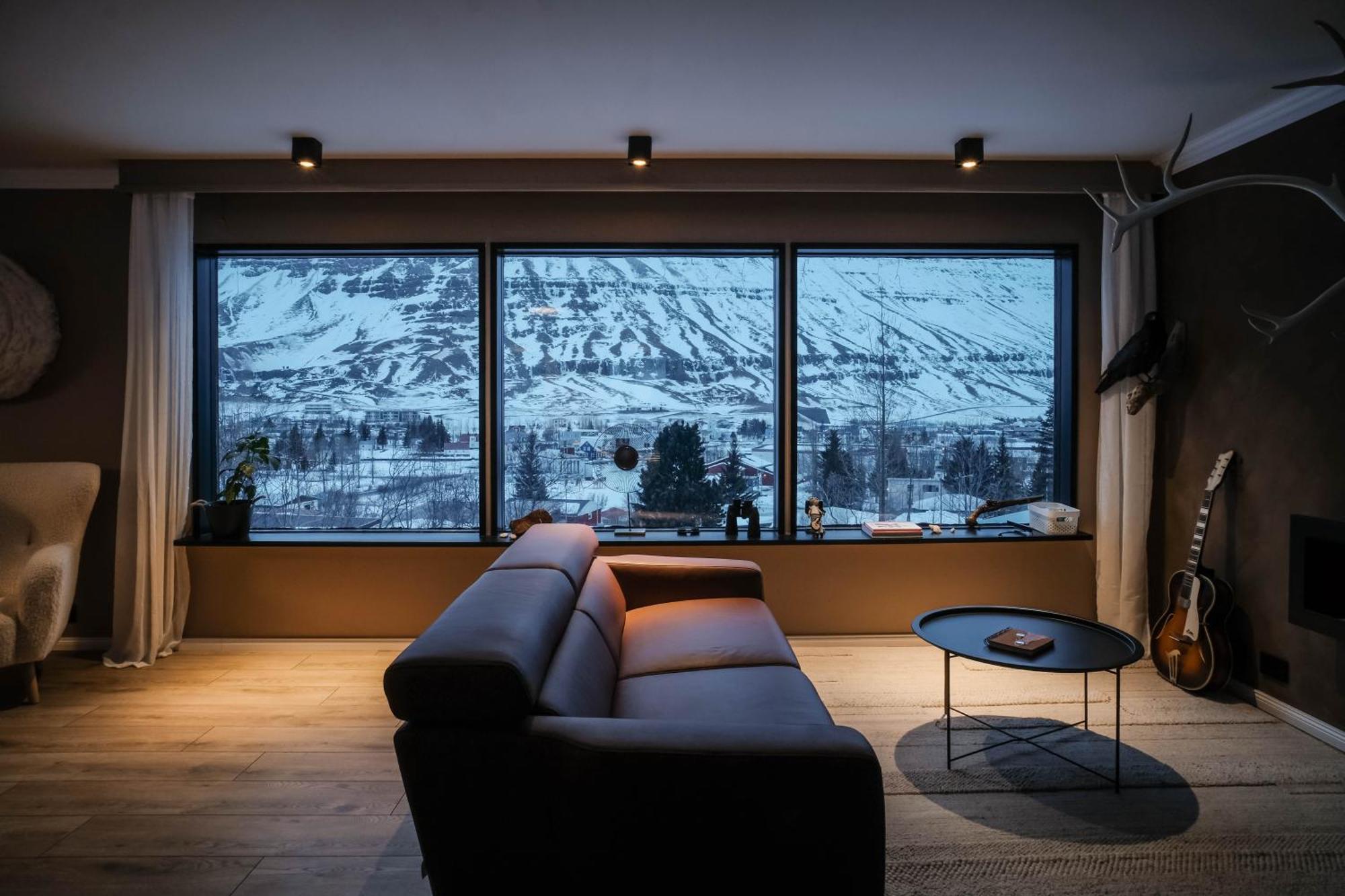 Seyðisfjörður Botnahlid Villa, Mountain And Town Views And Outdoor Sauna מראה חיצוני תמונה